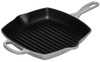 Le Creuset Gietijzeren Vierkante Grillpan Mist Grey 26cm - 1