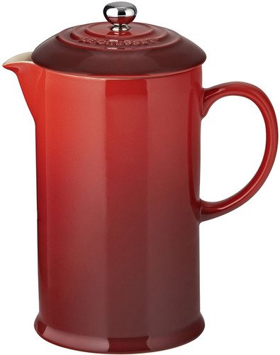 Le Creuset Koffiepot met Pers Kersenrood 22cm 0,8l