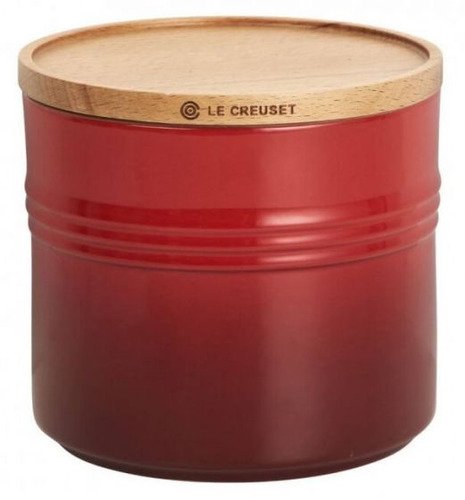 Le Creuset Voorraadpot met Houten Deksel Kersenrood 12cm 1,4 - 1
