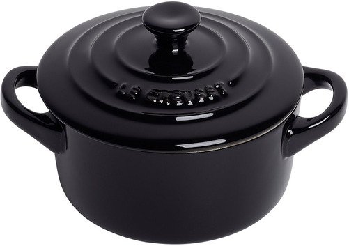 Le Creuset Mini Braadpan Ebbenzwart 10cm 0,25l - 1