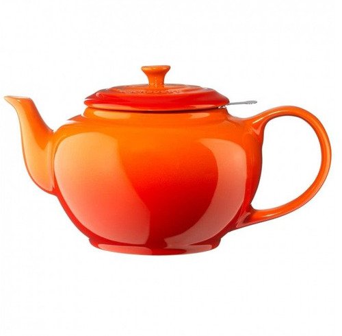 Le Creuset Theepot met Rvs Filter Oranjerood 1l - 1