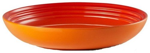 Le Creuset Diep Bord Oranjerood 22cm - 1