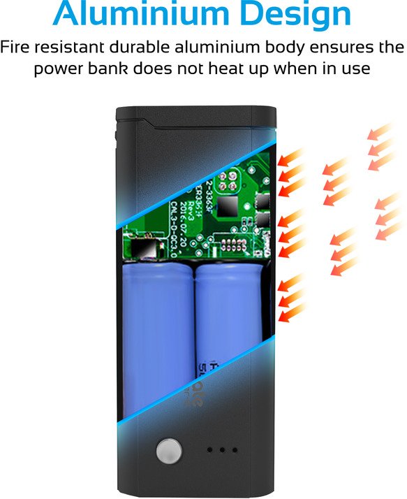 snorkel Above head and shoulder Responsible person Promate Blazer-6 Power Bank Lighter Black | Art & Craft snorkel Above head and shoulder Responsible person Promate Blazer-6 Power Bank Lighter Black | Art & Craft
