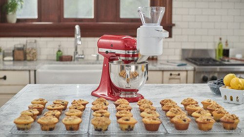 KitchenAid Zeef met weegschaal voor keukenmachine 5KSMSFTA • Wit • de Bijenkorf