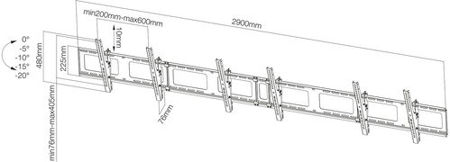 Neomounts by Newstar NS-WMB300 - Zwart - 9