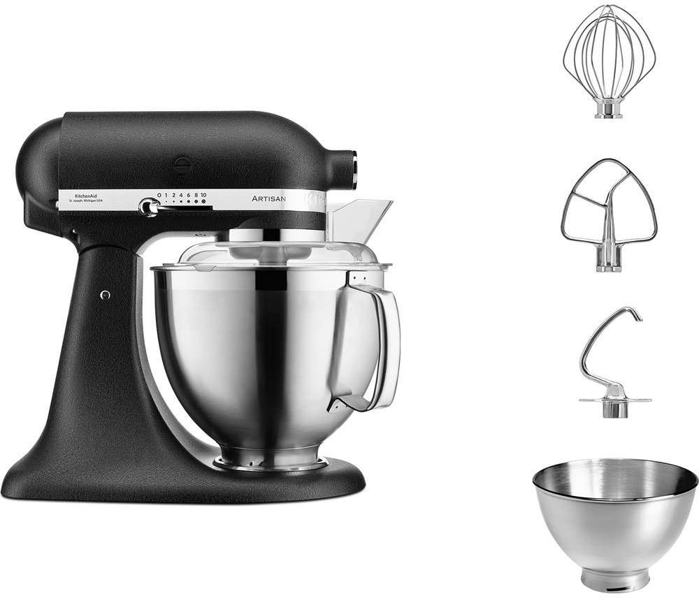 Kitchenaid Artisan keukenmachine 4,8 liter 5KSM185PSEBK - Vulkaanzwart