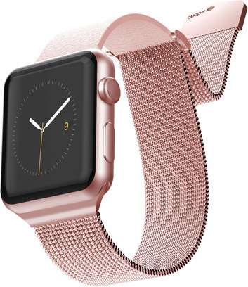 X-Doria Apple Watch 38/40mm, hybrid mesh band, rose gold | Art \u0026 Craft