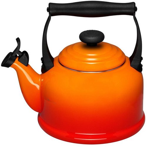 Le Creuset Fluitketel tradition Oranjerood 2,1l - 2
