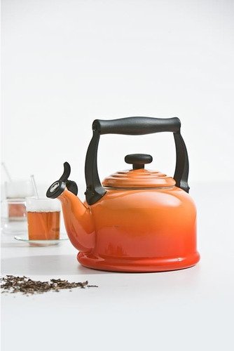 Le Creuset Fluitketel tradition Oranjerood 2,1l - 3