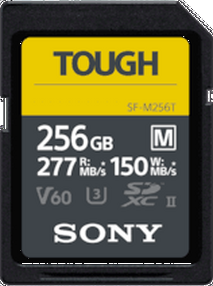 Sony SDXC M Tough series   256GB UHS-II Class 10 U3 V60