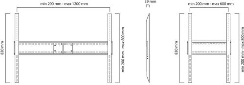 NewStar Flatscreen Wall Mount LFD-W1500 - 3