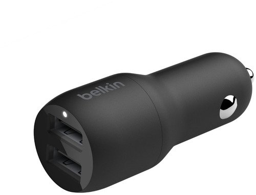 Belkin CCD001bt1MBK Dual USB-A Car Charger - 5