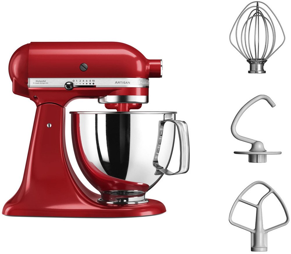 Art & Craft KitchenAid Artisan 5KSM125EER - Keizerrood |  | 5413184200787 aanbieding