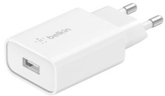 Belkin WCA001vfWH Single USB-A Wall Charger, 18W QC3,