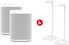 Sonos One Duo Pack + Stands - Wit
