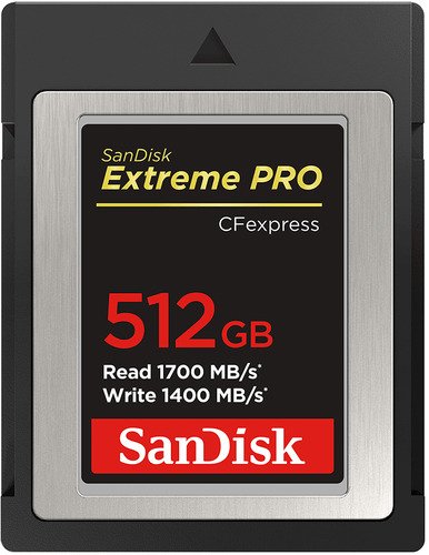 SanDisk CF express Extreme Pro 512GB 1700 / 1400MB/s type B - 1