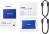Samsung T7 Portable - 1TB - Blauw - 12