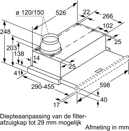 Bosch Dampkap DFL064W53 - 3
