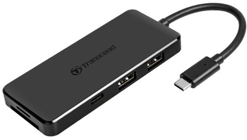 Transcend 6-in-1 HUB5C 2xUSB3.1 G1/1xUSB3.1 G2/1x USB-C - 2