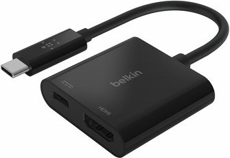 Belkin AVC002btBK USB-C to HDMI + Charge Adapter (60W)