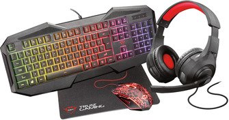 Trust GXT 1180RW Gaming Bundle 4-in-1 - Azerty