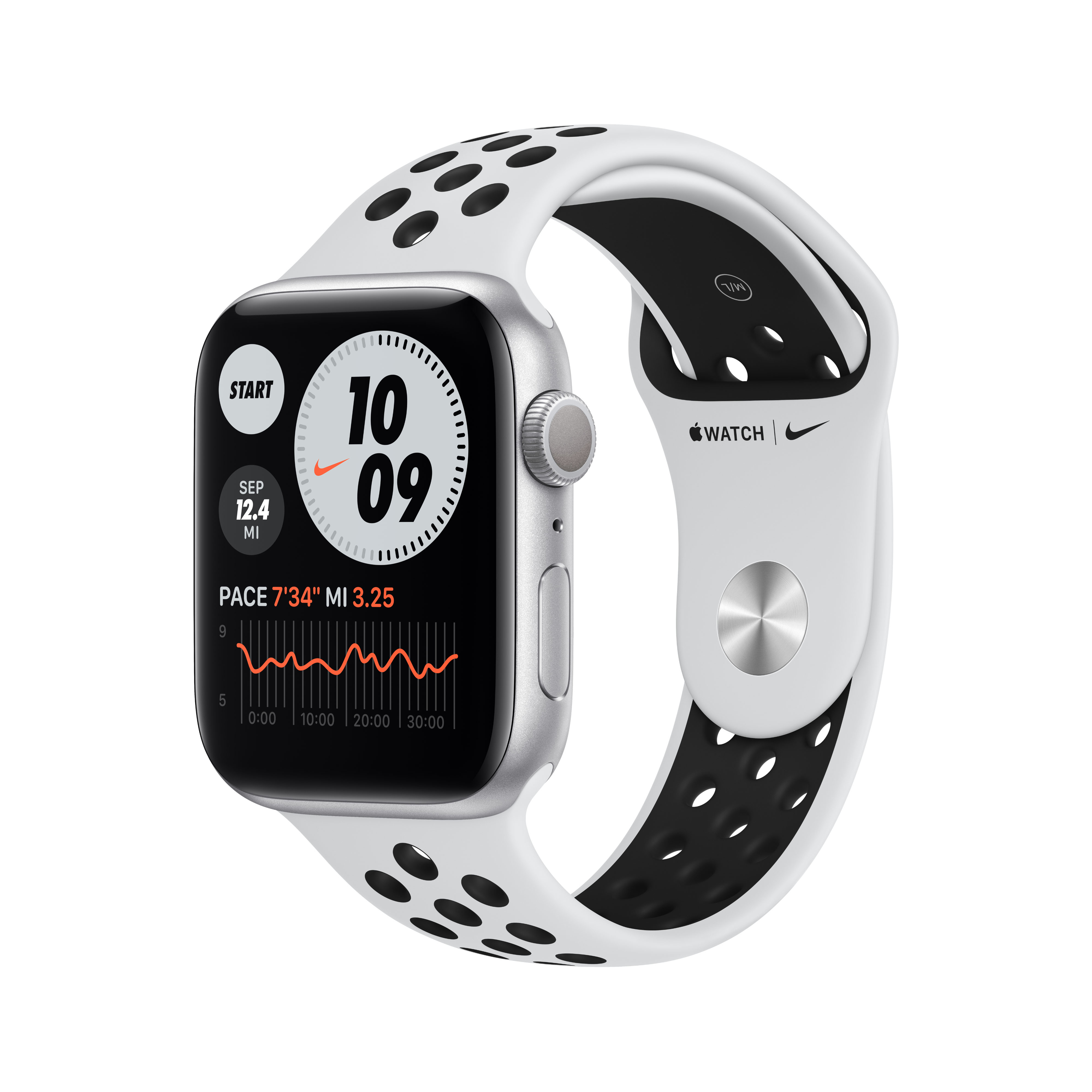 Apple Watch Series 6 Nike (44mm) - Zilver/Wit | Art \u0026 Craft