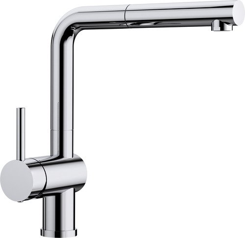 Blanco LINUS-S chroom hendel links - 1 Blanco LINUS-S chroom hendel links - 1