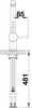 Blanco LINUS-S chroom hendel links - 6