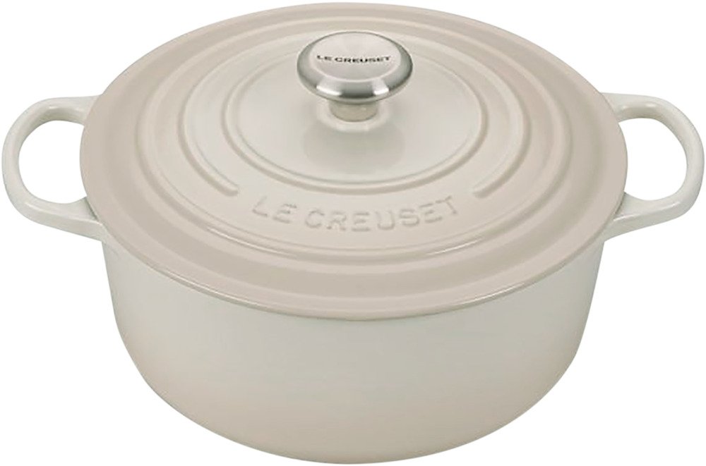 Art & Craft Le Creuset Gietijzeren Ronde Braadpan Meringue 26cm 5.3L |  | 0024147303435 aanbieding