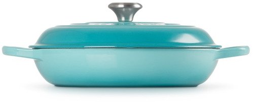 Le Creuset Gietijzeren Braadpan Campagnard Caribbean Bl 30cm - 4