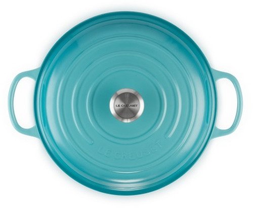 Le Creuset Gietijzeren Braadpan Campagnard Caribbean Bl 30cm - 5
