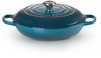 Le Creuset Gietijzeren Braadpan Campagnard Deep Teal 30cm - 2
