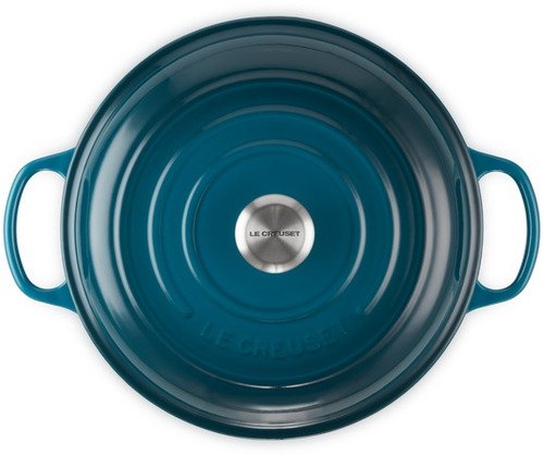 Le Creuset Gietijzeren Braadpan Campagnard Deep Teal 30cm - 5