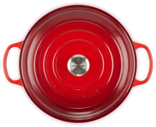 Le Creuset Gietijzeren Braadpan Campagnard Kersenrood 30cm - 5