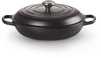 Le Creuset Gietijzeren Braadpan Campagnard Mat Zwart 30cm - 2