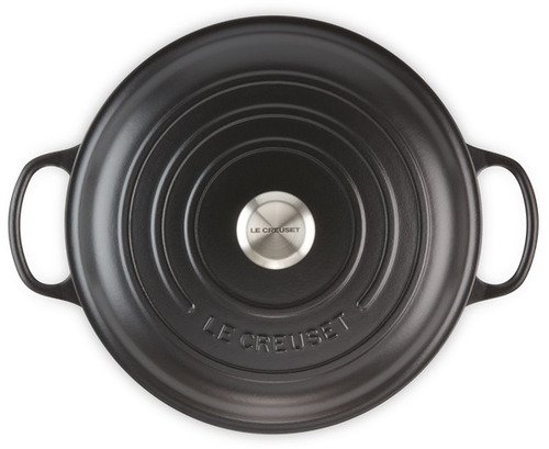 Le Creuset Gietijzeren Braadpan Campagnard Mat Zwart 30cm - 5
