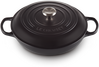Le Creuset Gietijzeren Braadpan Campagnard Mat Zwart 30cm - 3