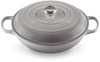 Le Creuset Gietijzeren Braadpan Campagnard Mist Grey 30cm - 3