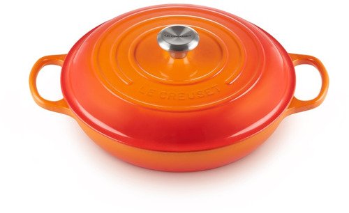 Le Creuset Gietijzeren Braadpan Campagnard Oranjerood 30cm - 2