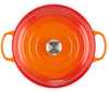 Le Creuset Gietijzeren Braadpan Campagnard Oranjerood 30cm - 4