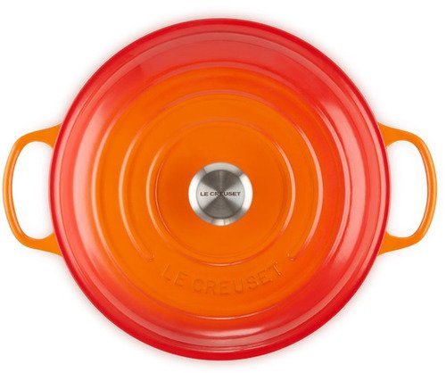 Le Creuset Gietijzeren Braadpan Campagnard Oranjerood 30cm - 4