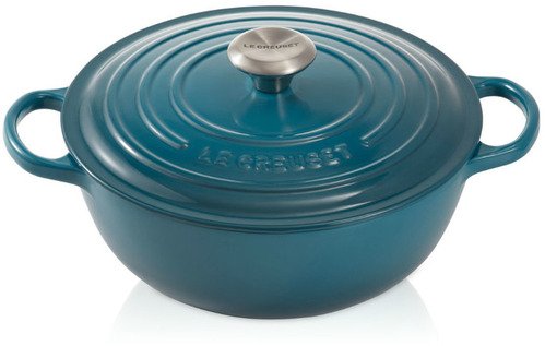 Le Creuset Gietijzeren Marmite Deep Teal 26cm 5,3l - 1 Le Creuset Gietijzeren Marmite Deep Teal 26cm 5,3l - 1