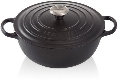 Le Creuset Gietijzeren Marmite Mat Zwart 26cm 5,3l - 1