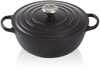 Le Creuset Gietijzeren Marmite Mat Zwart 32cm 7l - 1