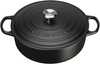 Le Creuset Gietijzeren Lage Braadpan Mat Zwart 30cm 6,2l - 1