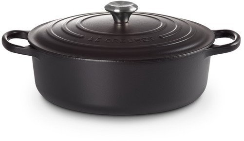 Le Creuset Gietijzeren Lage Braadpan Mat Zwart 30cm 6,2l - 2