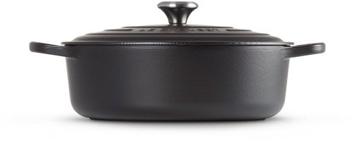 Le Creuset Gietijzeren Lage Braadpan Mat Zwart 30cm 6,2l - 4