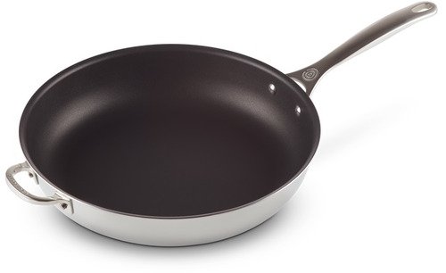 Le Creuset Magnetik Koekenpan Anti Kleef met Handvat Rvs - 3