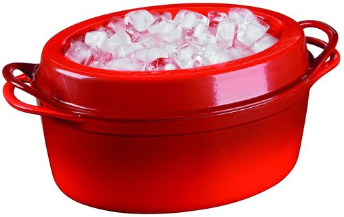 Le Creuset Gietijzeren Ovale Doufeu Kersenrood 32cm 7,2l - 2