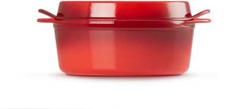 Le Creuset Gietijzeren Ovale Doufeu Kersenrood 32cm 7,2l - 5